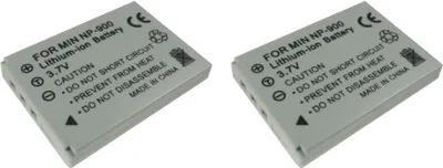 Produktbild von 2x Trade-Shop Kamera Li-Ion Akku 1000mAh für REVUE DC520 DC50 DC55 DC65 DC-520 DC-50 DC-55 DC-65 Vivitar Vivicam 5340S, Intova IC-12