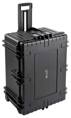 Produktbild von B&W Outdoor Case Type 7800 schwarz mit Schaumstoff Inlay
