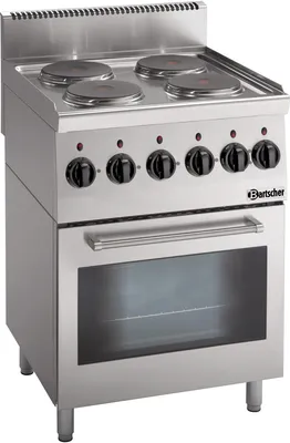 Productafbeelding van Bartscher elektrische kookplaat, model 600, type B600, 4 kookzones, artikelnummer EB