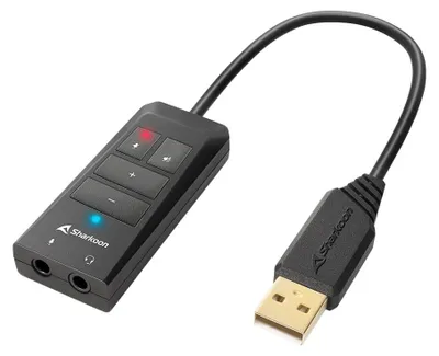 Image de Sharkoon 4044951034215 carte audio 7.1 canaux USB