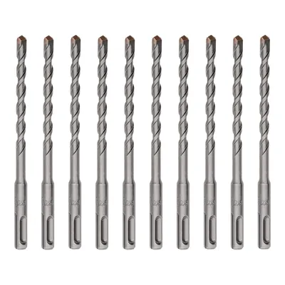 Produktbild von STIER SDS-plus-Bohrer, 10 Stück, Länge 160 mm, Durchmesser 6 mm, geeignet für Beton & Mauerwerk, Steinbohrer, Betonbohrer, Sds plus Bohrer Set, Steinbohrer Set, Stahlbeton Bohrer