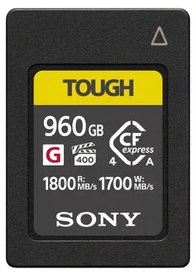 Zdjęcie produktu dla Karta SONY CFexpress TOUGH Typ A 960 GB R 1800/W 1700