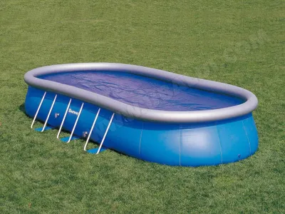 Immagine prodotto di Copertura solare ovale " Steel Pro " - 6.45 x 3.30 m