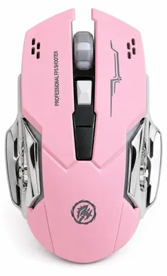 Produktbild von Kabellose Maus, RGB-Beleuchtung, ergonomische Bluetooth-Maus, 1200-2400-3600 dpi