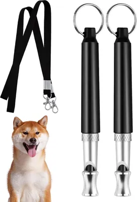 Image de Sifflet ultrasonique pour chien, lot de 2, réglable, pour l'entraînement des chiens