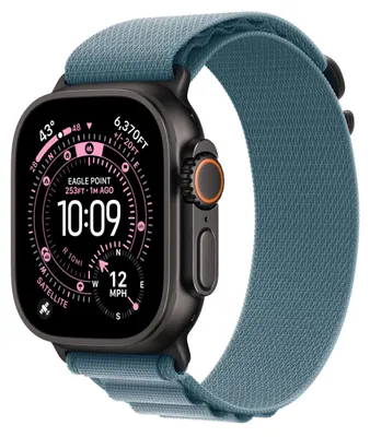 Produktbild von Apple MG9K4ZM/A, Band, Smartwatch, Blau, Apple, Apple Watch Models 44mm 45mm 46mm 49mm, Titan, Polyester, Elasthan