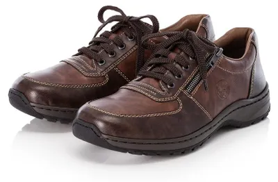 Productafbeelding van Rieker sportieve veterschoenen, bruin, maat 40