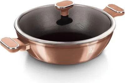 Produktbild von Berlinger Haus KI1003  Flache Stielkasserolle 28 cm mit Deckel