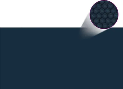 Immagine prodotto di Pellicola Galleggiante Solare PE Piscina 488x244 cm Nero e Blu