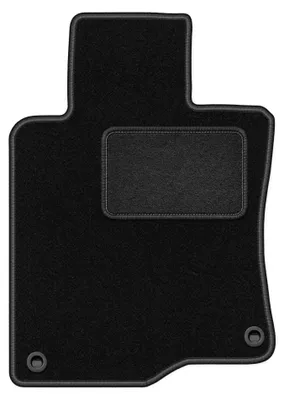 Productafbeelding van Velours bestuurdersmat voor Honda Accord VIII 2008-2015 (sedan/stationwagen) – zwart, op maat – Wielganizator LUX