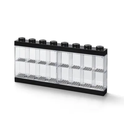 Produktbild von LEGO® Sammelbox für 16 Minifiguren - schwarz