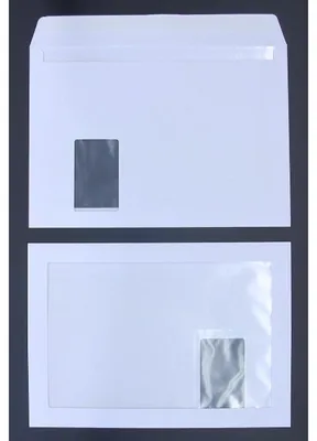 Produktbild von Werbefensterhüllen C4 120g/qm haftklebend Sonderfenster VE=250 Stück