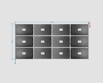 Produktbild von OKU Solarabsorber Pool-Solarheizung SET 24 - 12 Absorber