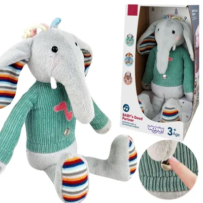 Zdjęcie produktu dla Woopie Baby Interaktywny Slonik Przytulanka