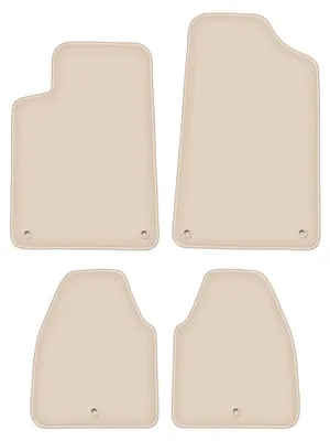 Image de Tapis de sol en moquette pour Peugeot 607 1999-2010 (berline) – jeu 4 pièces, beiges, sur mesure – Wielganizator FORTUNA