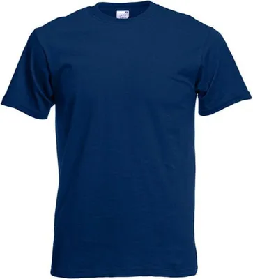 Obrázek produktu pro Fruit of the Loom F610820 pracovní trička pánské i dámské krátký rukáv tmavě modrá 4XL