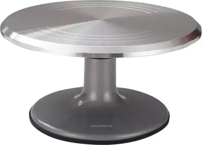 Produktbild von Klausberg Drehbares Tortenplatte 25,5 cm Silber