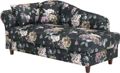 Produktbild von Max Winzer Recamiere Armlehne links Evelyn - Flachgewebe anthrazit - Maße: 188 x 92 x 84 cm