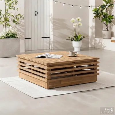 Produktbild von home24 Loungetisch - Akazie Massiv