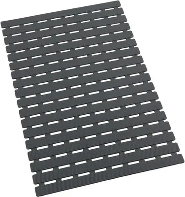 Productafbeelding van Set badmat van kunststof, 40 x 63 cm - Antislip - Douchemat - Wellnessaccessoire