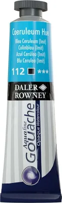 Image de Daler Rowney Aquafine Gouache Coeruleum Blue Hue 15 ml 1 pièce