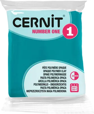 Zdjęcie produktu dla Cernit Polymer Clay N°1 Glinka polimerowa Emerald Green 56 g