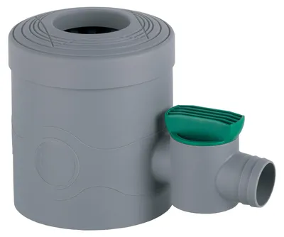 Image de GARANTIA Collecteur d'eau de pluie DN 68-100 avec robinet, gris incl. une cartouche de filtration
