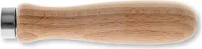 Produktbild von STUBAI Feilenheft 130 mm – ergonomischer Holzheftgriff aus Buchenholz, passend für Flach-, Rund- und Halbrundfeilen, sichere Handhabung, langlebig, ideal für Werkstatt, Handwerk, Hobby & Profi