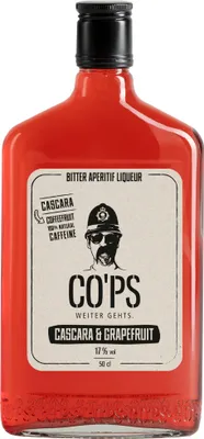 Produktbild von Co´Ps Cascara-Grapefruit Aperitif-Likör - Fruchtig & Herb mit der Kraft der Kaffeekirsche 0,5l 17%vol.