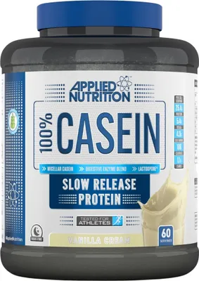 Productafbeelding van Applied Nutrition 100% Caseïne Proteïne (1800g) Vanille Room - Eiwitten - Caseïne