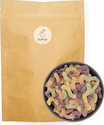 Produktbild von Saure Worms - ohne Gelatine 1Kg