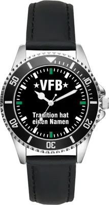 Produktbild von KIESENBERG Herrenuhr Armbanduhr VFB Tradition Geschenk Fan Artikel Zubehör Fanartikel Analog Quartz Uhr L-2550
