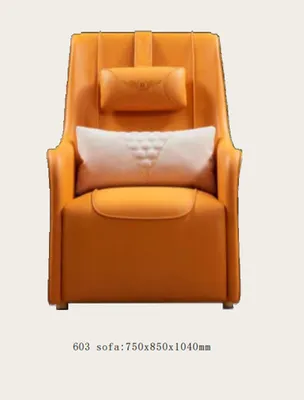 Zdjęcie produktu dla Fotel Relaks Skórzany Salon Klub Tapicerka Design Kanapa Luksusowa Sofa Siedzisko Meble Nowy