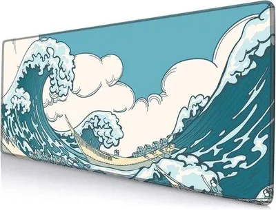 Produktbild von Famanu Gaming-Mausmatte mit rutschfester Unterlage - 59,9 x 39,9 cm