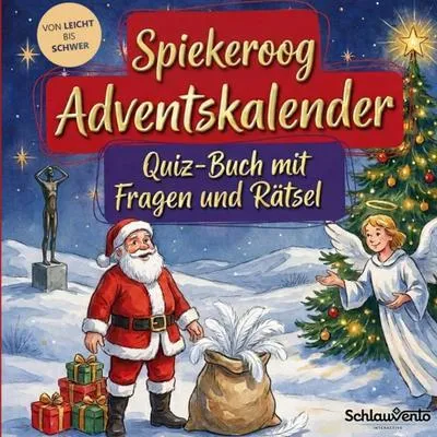 Produktbild von Spiekeroog-Adventskalender: Quiz-Buch mit Fragen und Rätsel