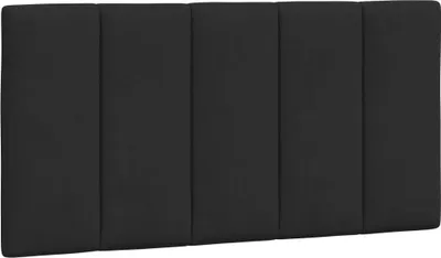 Produktbild von vidaXL Kopfteil-Kissen "Hanko" Schwarz 100 cm Samt