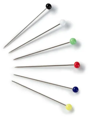 Immagine prodotto di Perni con testa di vetro Prym ST 0,60 x 30 mm colorati