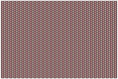 Produktbild von Wallario Premium Glasbild, freischwebende Optik, kräftige Farben, Größe 90 x 60 cm Motiv Muster Herzen in beig und rosa in Reih und Glied