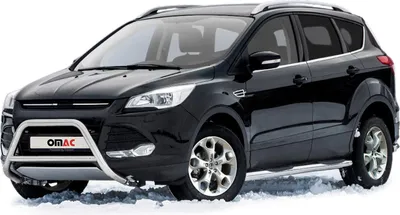 Immagine prodotto di Barra di protezione paraurti anteriore per Ford Kuga 2012-2017 acciaio argento con ABE