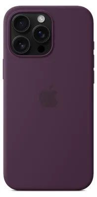 Produktbild von iPhone 16 Pro Max Silicone Case with MagSafe - Plum