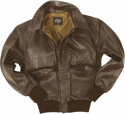 Produktbild von Us Lederjacke Flieger A2 Braun