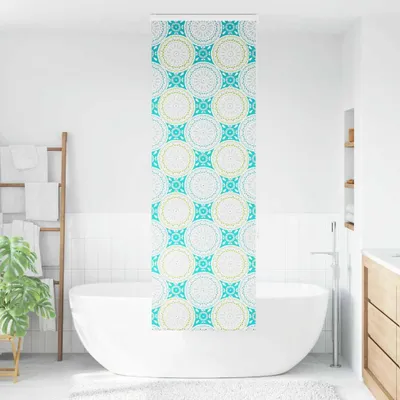Immagine prodotto di vidaXL Tenda a rullo per doccia con cassonetto 60x240 cm Larghezza del tessuto 56 cm