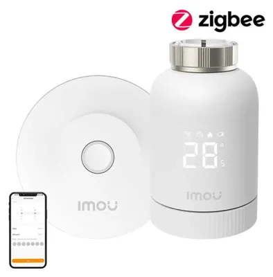 Produktbild von Imou TRV1 Kit, Digitales Thermostat, Room, ZigBee, Weiß, 100 m, Akku