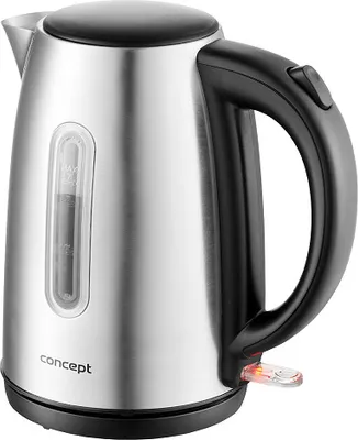 Produktbild von Concept RK3320, 1,7 l, 2200 W, Edelstahl, Edelstahl, Wasserstandsanzeige, Überhitzungsschutz