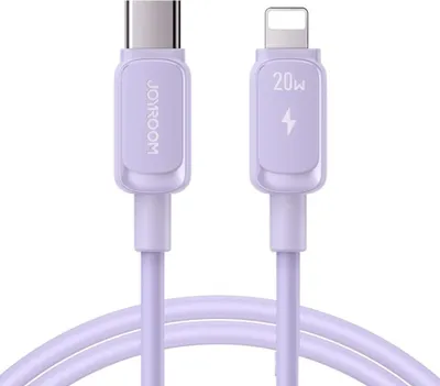 Produktbild von JOYROOM S-CL020A14P, 1,2 m, Lightning, USB C, Stecker, Stecker, Violett