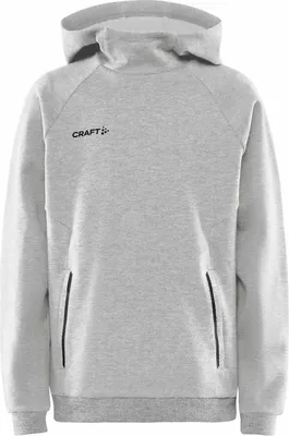 Produktbild von CRAFT Core Soul Hood Sweatshirt JR Grey Melange 134/140