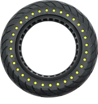 Zdjęcie produktu dla Opona półpełna 10x2.125" Yellow Dot do Xiaomi M365/M365PRO/PRO2/1S/Essential/Mi3