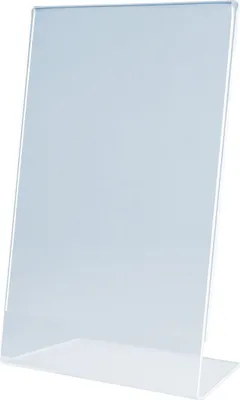 Obrázok produktu pre magnetoplan stolový stojan akrylový 210 x 297 mm DIN A4 na výšku uhlový krištáľovo číry