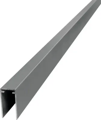 Produktbild von Ecosteck-Set für Senkrechtmontage 165 x 5 cm silber