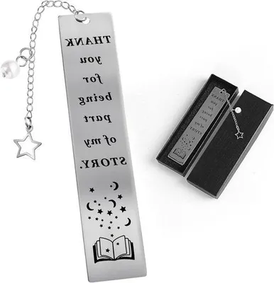 Produktbild von Gegrabene Lesezeichen mit Hänger, Lehrergeschenk, Dankeschön